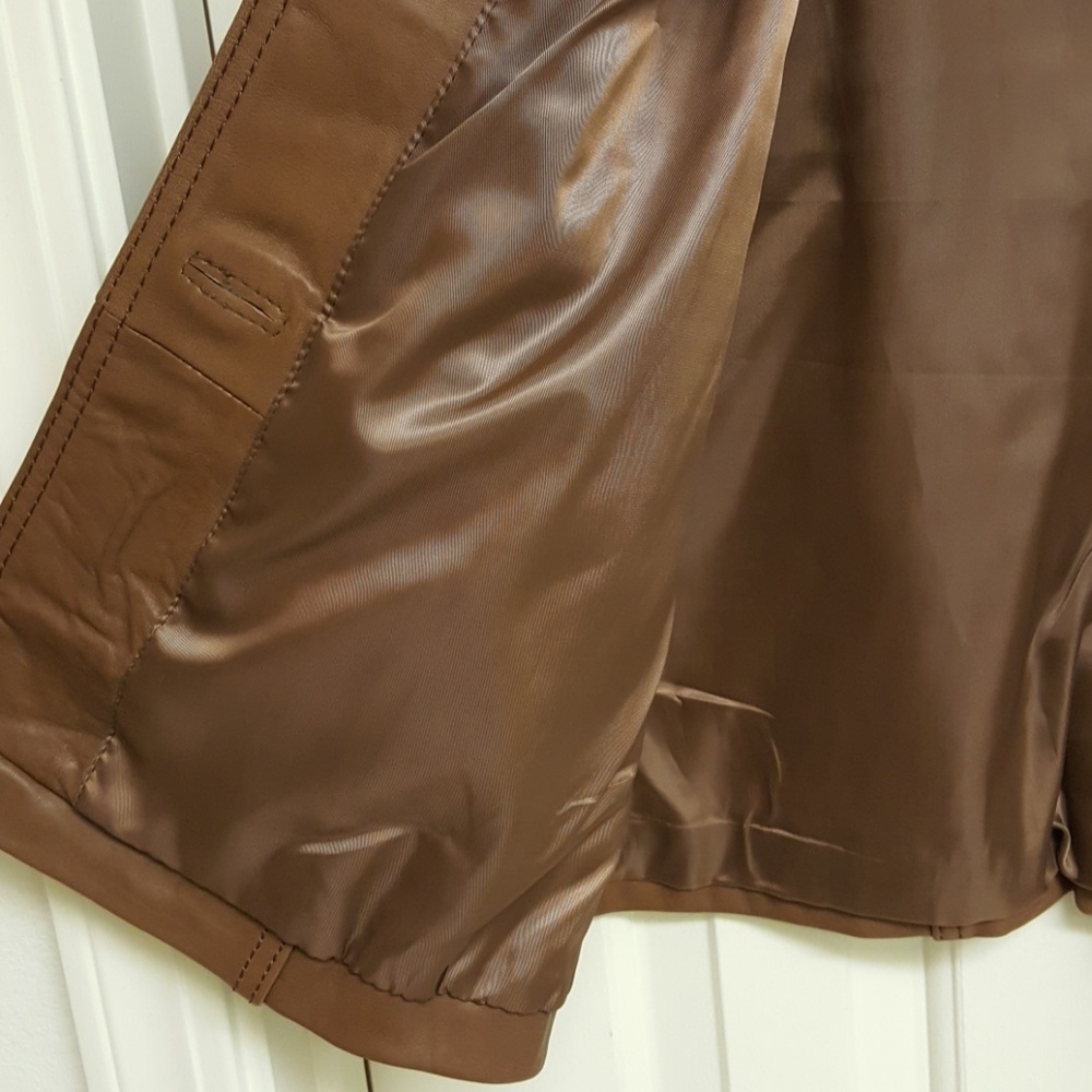 Brown Jones New York genuine leather jacket - Picture 6 of 8
